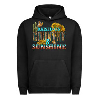Pigment Black Raised on Country and Sunshine Urban Hoodie - texasbilliewilder