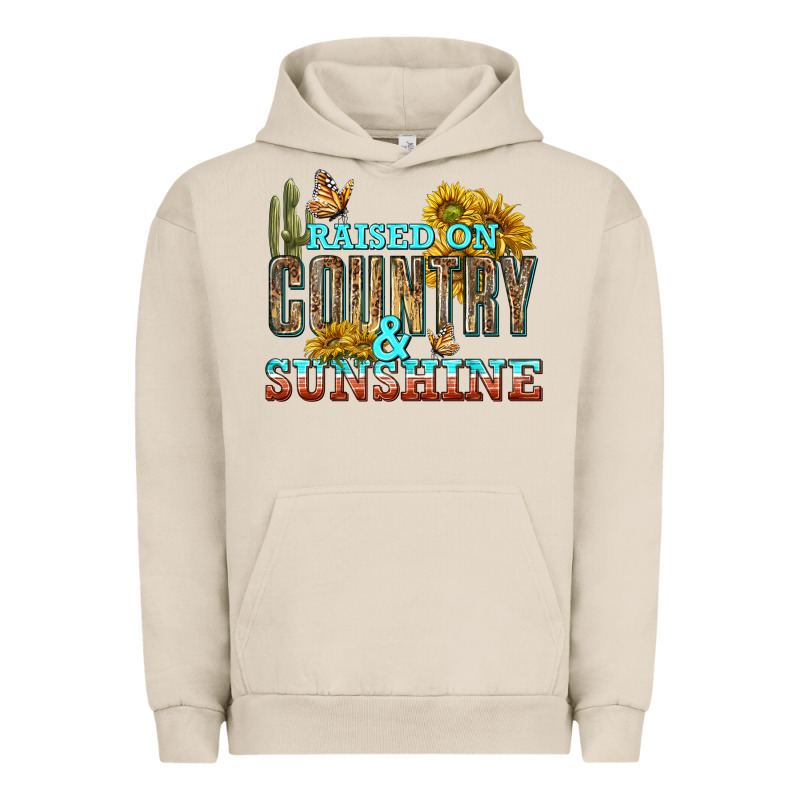Raised On Country And Sunshine Urban Hoodie by texasbilliewilder | Teevron