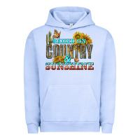 Pigment Grape Ice Raised on Country and Sunshine Urban Hoodie - texasbilliewilder