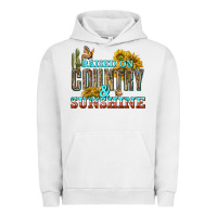 Pigment Lunar Rock Raised on Country and Sunshine Urban Hoodie - texasbilliewilder