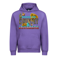 Tulip Raised on Country and Sunshine Urban Hoodie - texasbilliewilder