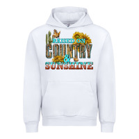 White Raised on Country and Sunshine Urban Hoodie - texasbilliewilder