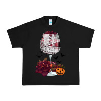 Black halloween roses wine Urban Heavy Tee - FaDigitalArtStudio