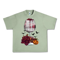 Oil Green halloween roses wine Urban Heavy Tee - FaDigitalArtStudio