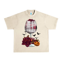 Sandshell halloween roses wine Urban Heavy Tee - FaDigitalArtStudio