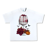 White halloween roses wine Urban Heavy Tee - FaDigitalArtStudio