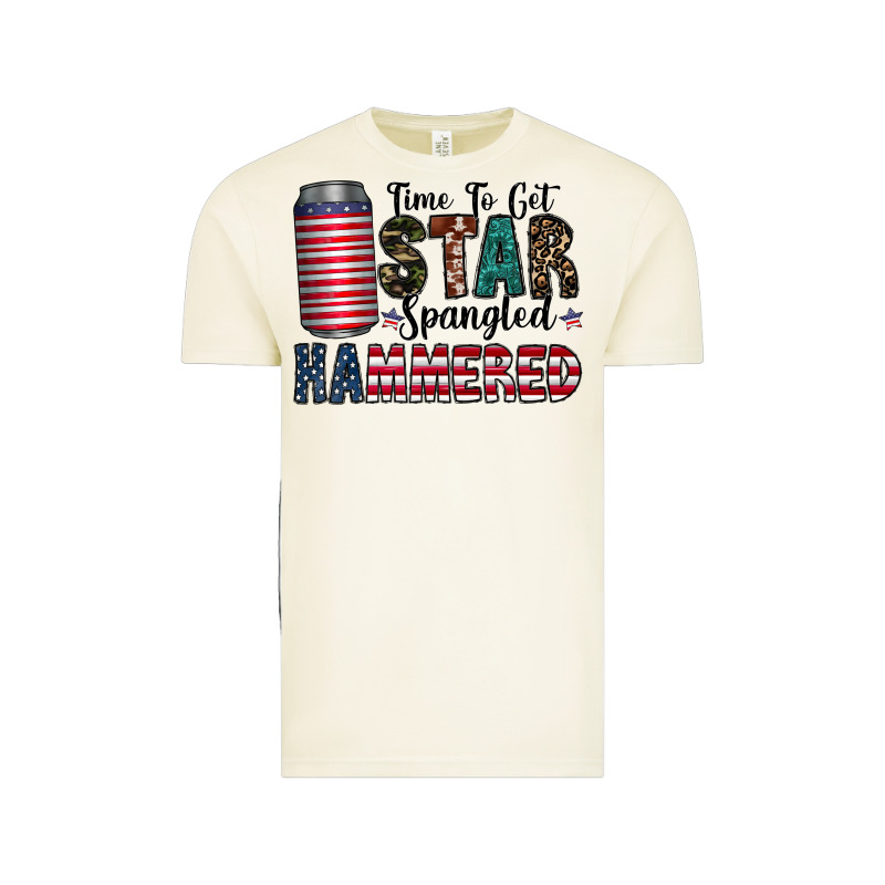 Star Spangled Hammered Vintage Tee by CowhideDigitalArt | Teevron