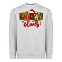 Heather Grey christmas mommy claus Heavyweight Sweatshirt - FaDigitalArtStudio