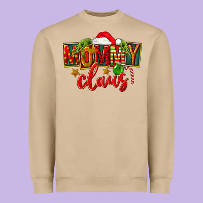 Christmas Mommy Claus Heavyweight Sweatshirt Designed By Fadigitalartstudio