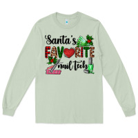 Matcha santa's favorite nail tech Long Sleeve Tee - AdoDesignShop