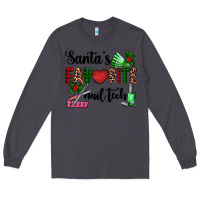 Smoke santa's favorite nail tech Long Sleeve Tee - AdoDesignShop