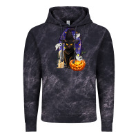 Cloud Black Halloween Cat and Pumpkin Vintage Hoodie - texasbilliewilder