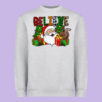 Believe Heavyweight Sweatshirt Designed By Cowhidedigitalart