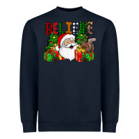 Navy believe Heavyweight Sweatshirt - CowhideDigitalArt