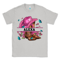 Moon Dust pink costom name cowgirl hat and roses Classic Tee - AdoDesignShop