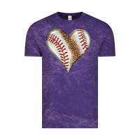 Cloud Purple baseball heart Vintage Tee - HRA Design Shop