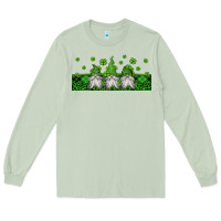 Matcha st patricks gnomes Long Sleeve Tee - Jasminsmagicworld