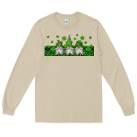 Mushroom st patricks gnomes Long Sleeve Tee - Jasminsmagicworld