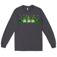 Smoke st patricks gnomes Long Sleeve Tee - Jasminsmagicworld