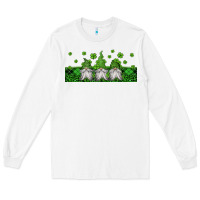 White st patricks gnomes Long Sleeve Tee - Jasminsmagicworld