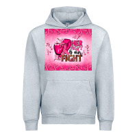 Heather Grey Her fight is our fight Urban Hoodie - NancyCooperArtShop