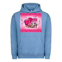 Pigment Pebble Blue Her fight is our fight Urban Hoodie - NancyCooperArtShop