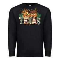 Black love texas Premium Sweatshirt - NancyCooperArtShop