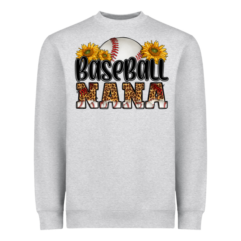 Baseball Nana Heavyweight Sweatshirt by HRA Design Shop | Teevron