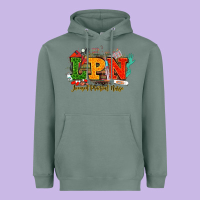 Lpn Licensed Practical Nurse Juneteenth Heavyweight Hoodie Designed By Nancycooperartshop