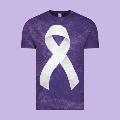 Lung Cancer Ribbon Fa Element Vintage Tee Designed By Fadigitalartstudio