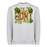 Heather Grey The hunt is on Easter Heavyweight Sweatshirt - Neo Western