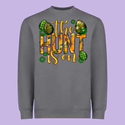The Hunt Is On Easter Heavyweight Sweatshirt Designed By Neo Western