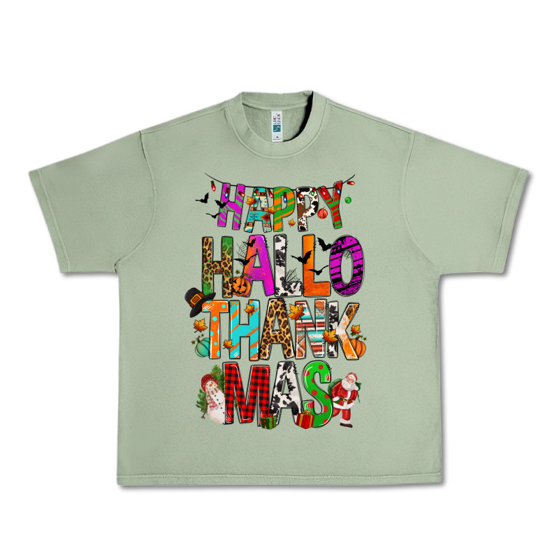 Happy Hallothankmas Urban Heavy Tee by FaDigitalArtStudio | Teevron