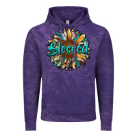 Cloud Purple blessed sunflower Vintage Hoodie - RanaPortraitStore