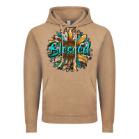 Vintage Coffee blessed sunflower Vintage Hoodie - RanaPortraitStore