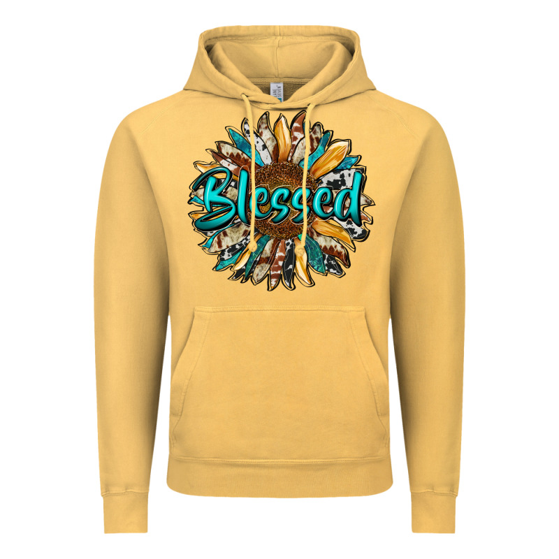 Blessed Sunflower Vintage Hoodie by RanaPortraitStore | Teevron