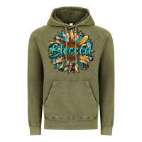 Vintage Olive blessed sunflower Vintage Hoodie - RanaPortraitStore