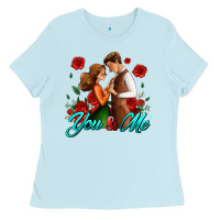 Baby Blue you and me Ladies Tee - AdoDesignShop