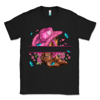 Black pink cowgirl hat and roses Classic Tee - AdoDesignShop