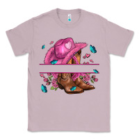 Pink Cowgirl Hat And Roses Classic Tee | Teevron
