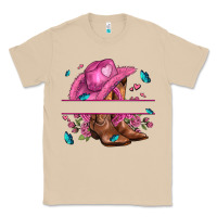 Mushroom pink cowgirl hat and roses Classic Tee - AdoDesignShop