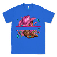 True Royal pink cowgirl hat and roses Classic Tee - AdoDesignShop