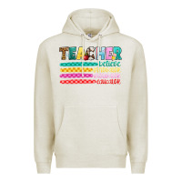 Oatmeal Heather teacher believe Premium Hoodie - Artiststas