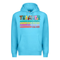 Ocean Blue teacher believe Premium Hoodie - Artiststas