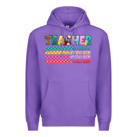 Purple teacher believe Premium Hoodie - Artiststas