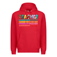 Red teacher believe Premium Hoodie - Artiststas