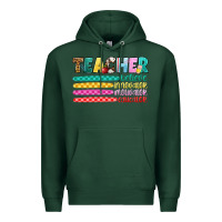 Sports Green teacher believe Premium Hoodie - Artiststas