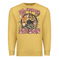 Antique Gold fill the freezer season Premium Sweatshirt - MaliasSmallBusiness
