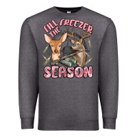 Charcoal Heather fill the freezer season Premium Sweatshirt - MaliasSmallBusiness