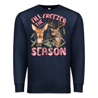 Navy fill the freezer season Premium Sweatshirt - MaliasSmallBusiness